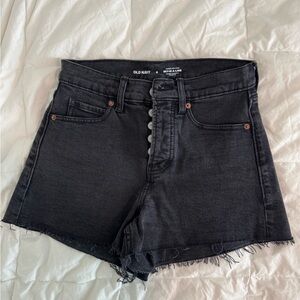 Old Navy Women's Black Denim Shorts
